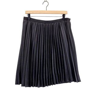 Black Pleated 20"Mini Skirt Sz 12 by Jason Wu Lined Career Wear Cocktail Party